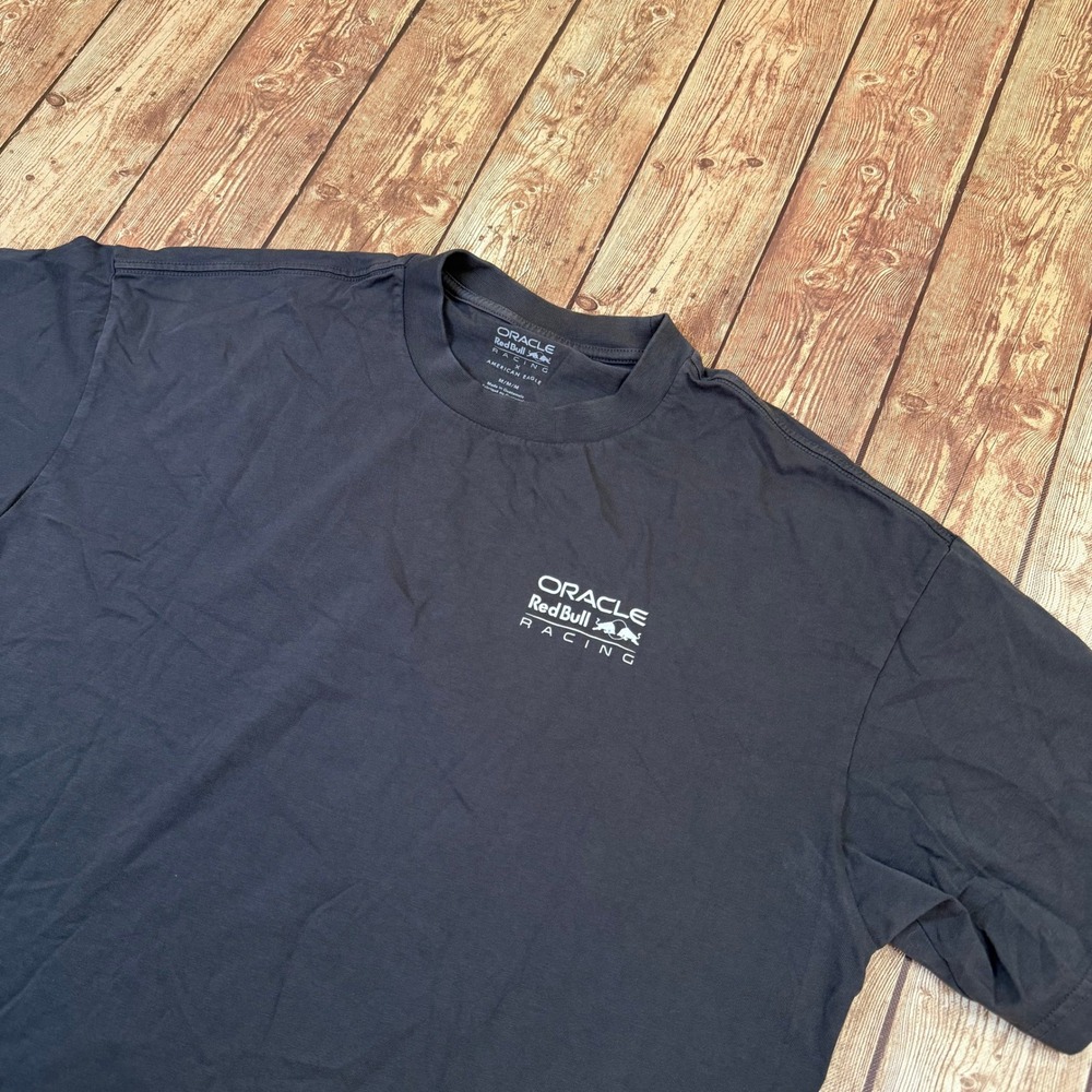 American Eagle Oracle Red Bull Racing T Shirt Mens Medium Black/Gray Max